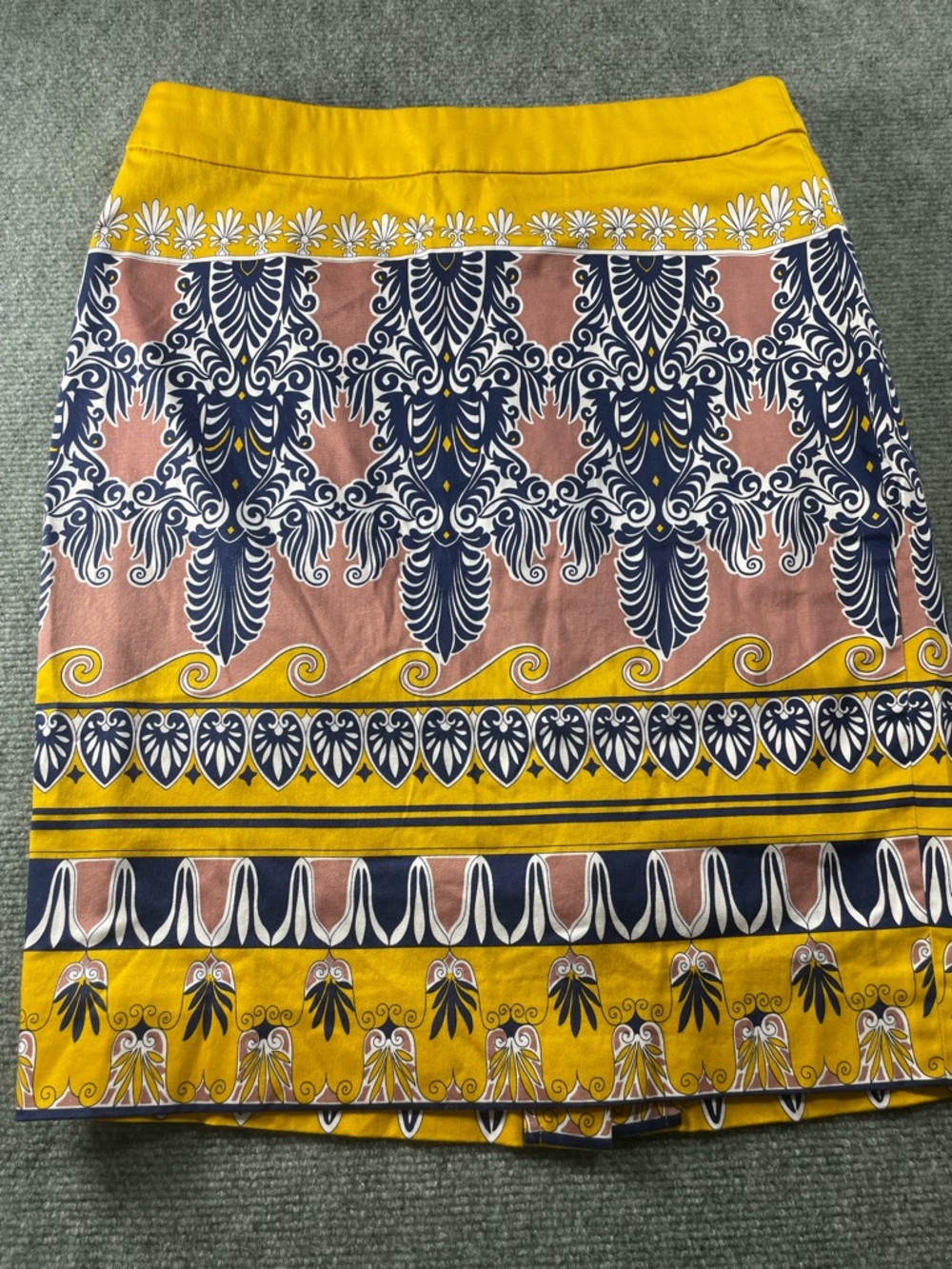 J. Crew Yellow Pencil Skirt